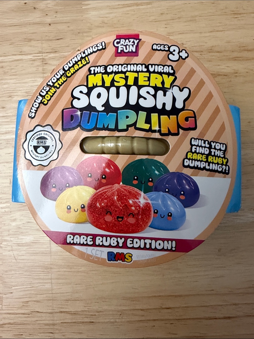 RMS Mystery Squishy Dumpling - Rare Ruby Edition